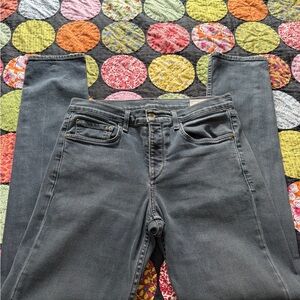 Rag & Bone Charcoal Slim Men Jeans